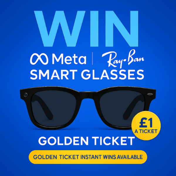 🔥 Win META RAY-BAN Smart Sunglasses – For JUST 50p! 🔥