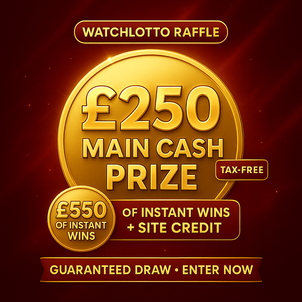 60+ Instant Wins Worth £550 — £50 Cash + Credit Boosts ✨ End Prize £250!